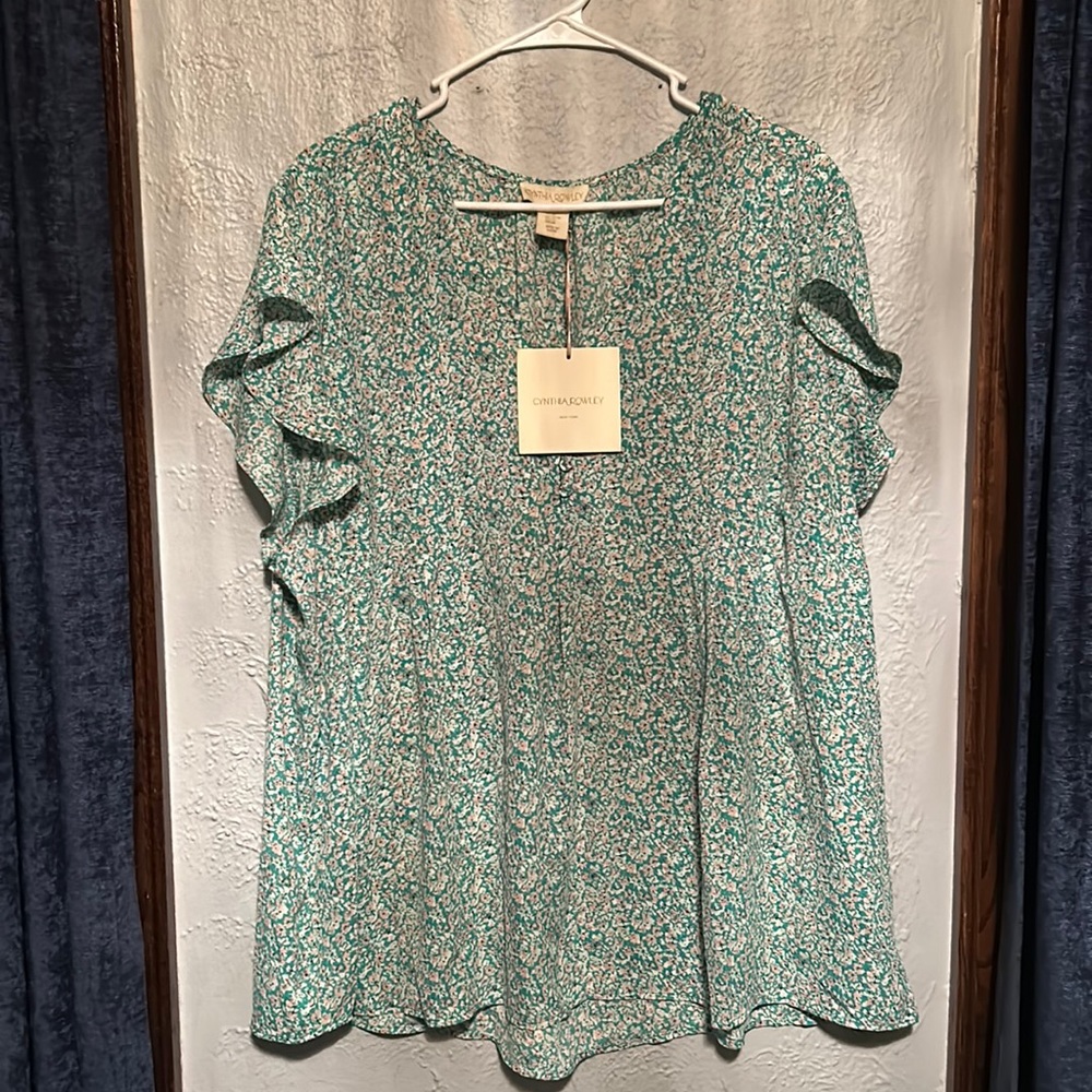 Cynthia rowley blouse 3X